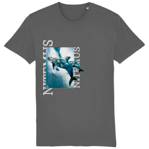 NITEMUS - Unisex T-shirt - Blue vaquitas – Anthracite – from size 2XS to size 5XL