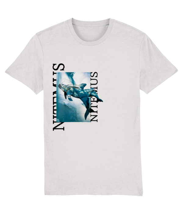 NITEMUS - Unisex T-shirt - Blue vaquitas – Cream heather grey – from size 2XS to size 5XL