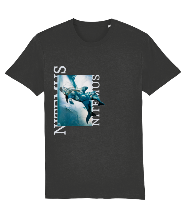 NITEMUS - Unisex T-shirt - Blue vaquitas – Dark heather grey – from size 2XS to size 5XL