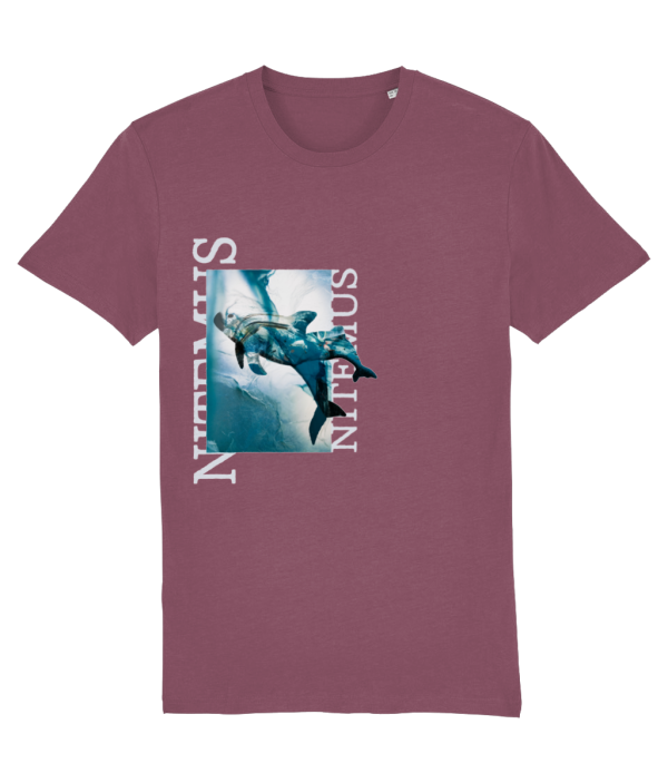 NITEMUS - Unisex T-shirt - Blue vaquitas – Hibiscus rose – from size 2XS to size 5XL