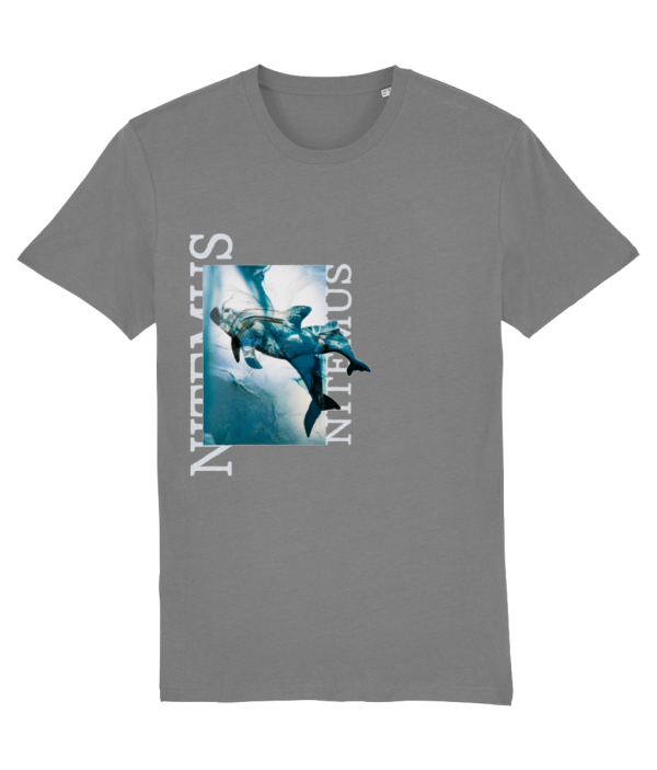 NITEMUS - Unisex T-shirt - Blue vaquitas – Mid heather grey – from size 2XS to size 5XL