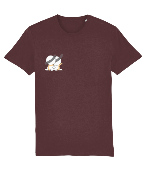 NITEMUS - Unisex T-shirt - QF 2 – Burgundy – from size 2XS to size 5XL