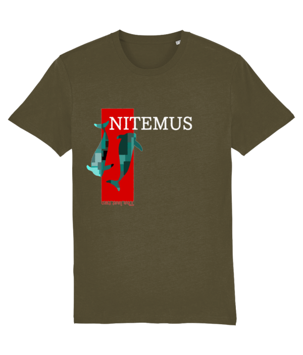 NITEMUS - Unisex T-shirt - The last vaquitas – British khaki – from size 2XS to size 5XL