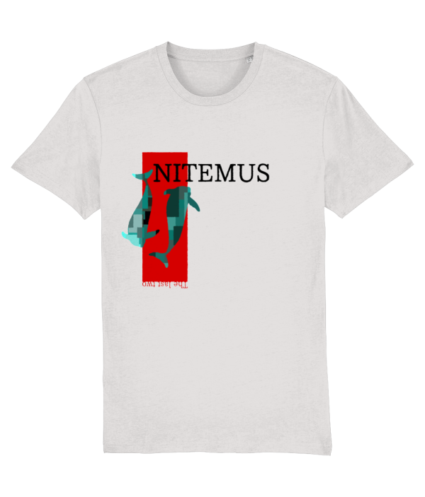 NITEMUS - Unisex T-shirt - The last vaquitas – Cream heather grey – from size 2XS to size 5XL