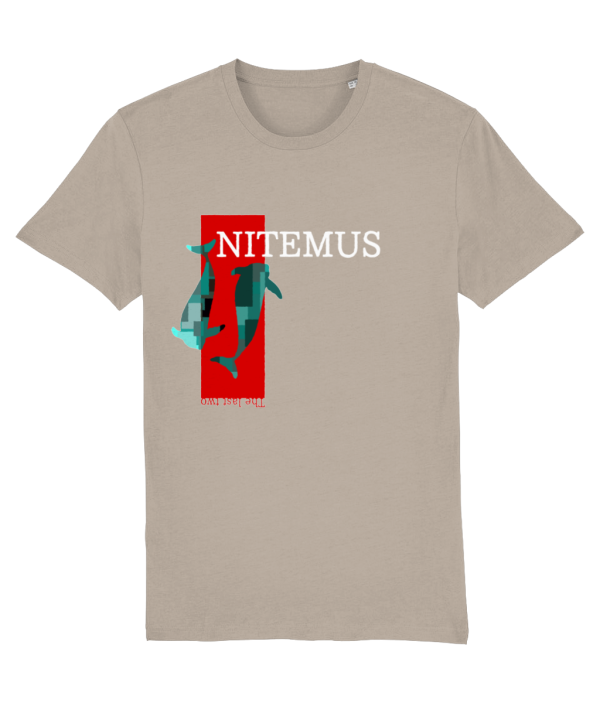 NITEMUS - Unisex T-shirt - The last vaquitas – Desert dust – from size 2XS to size 5XL