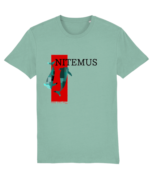 NITEMUS - Unisex T-shirt - The last vaquitas – Mid heather green – from size 2XS to size 5XL