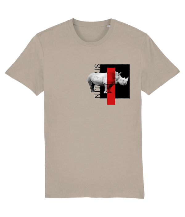 NITEMUS - Unisex T-shirt - White rhino – Desert dust – from size 2XS to size 5XL