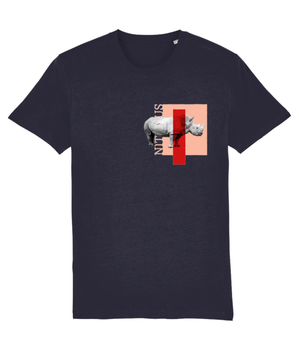 NITEMUS - Unisex T-shirt - White rhino – French navy – from size 2XS to size 5XL
