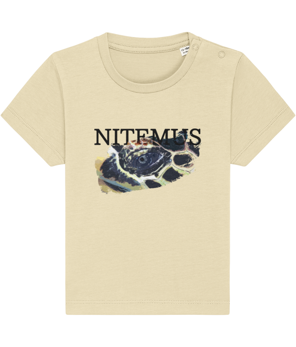NITEMUS – Baby – T-shirt – Hawksbill Sea Turtle - Butter – from 0 to 36 months