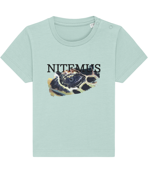 NITEMUS – Baby – T-shirt – Hawksbill Sea Turtle - Caribbean Blue – from 0 to 36 months