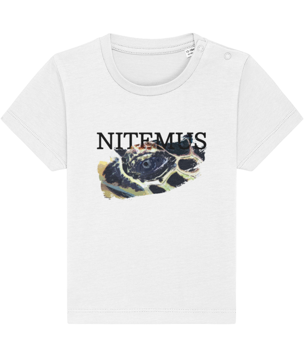 NITEMUS – Baby – T-shirt – Hawksbill Sea Turtle - White – from 0 to 36 months
