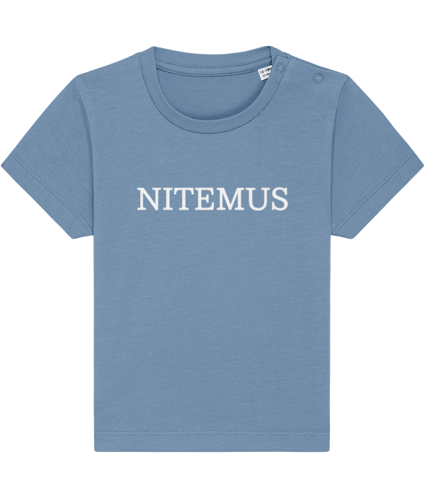 NITEMUS – Baby – T-shirt – NITEMUS - Mid Heather Blue – from 0 to 36 months