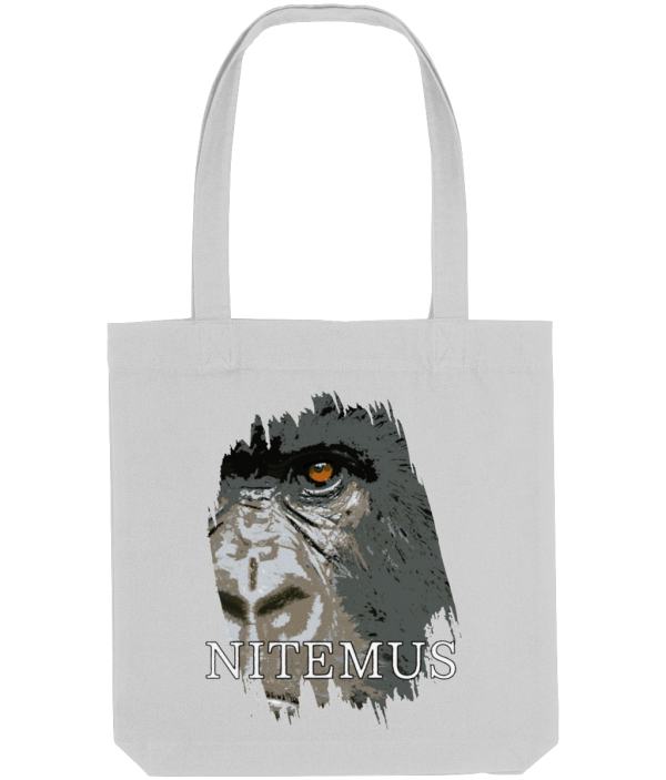 NITEMUS - Bevel Tote Bag - Cross River Gorilla – Heather Grey - 39X37