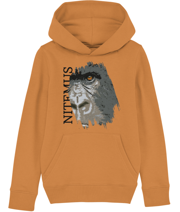 NITEMUS – Kids – Hoodie - Cross River Gorilla - Day Fall – from 3 years old to 14 years old