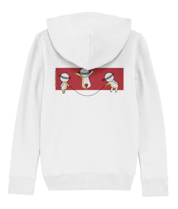 NITEMUS – Kids – Hoodie - QF 3 - White – from 3 years old to 14 years old
