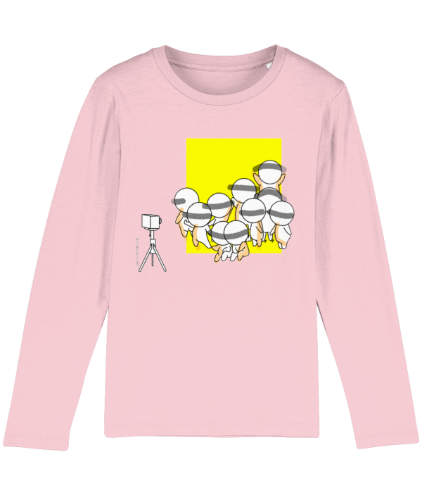 NITEMUS - Kids - Long sleeves - QF 10 - Cotton Pink – from 3 years old to 14 years old