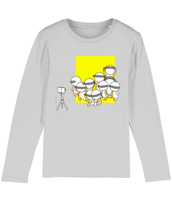 NITEMUS - Kids - Long sleeves - QF 10 - Heather Grey – from 3 years old to 14 years old