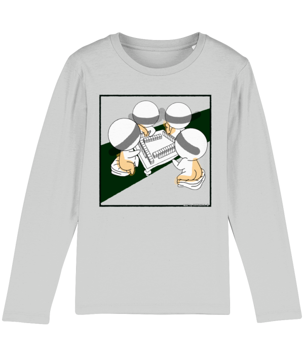 NITEMUS - Kids - Long sleeves - QF 4 - Heather Grey – from 3 years old to 14 years old