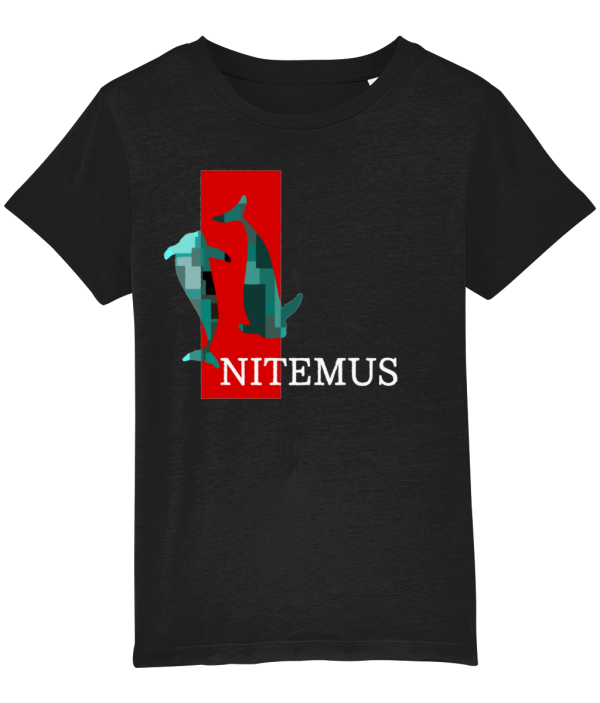 NITEMUS - Kids - T-shirt – The Last Vaquitas - Black – from 3 years old to 14 years old