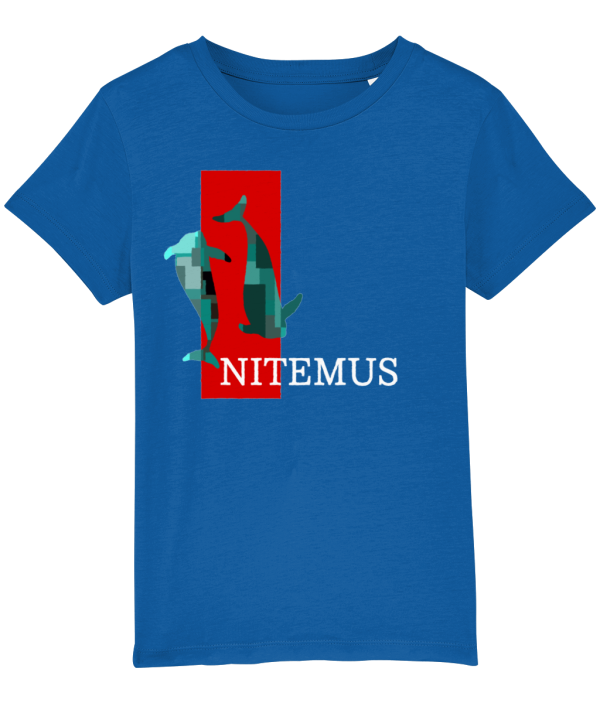 NITEMUS - Kids - T-shirt – The Last Vaquitas - Majorelle Blue – from 3 years old to 14 years old