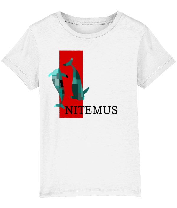 NITEMUS - Kids - T-shirt – The Last Vaquitas - White – from 3 years old to 14 years old