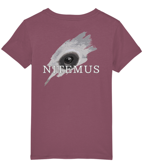 NITEMUS - Kids - T-shirt – Vaquita - Hibiscus Rose – from 3 years old to 14 years old