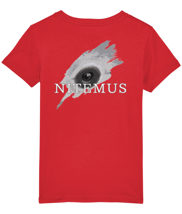NITEMUS - Kids - T-shirt – Vaquita - Red – from 3 years old to 14 years old