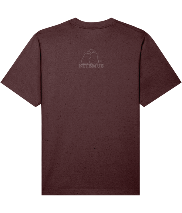 NITEMUS - Unisex - Heavy T-shirt – You and I – Burgundy – from size 2XS to size 3XL