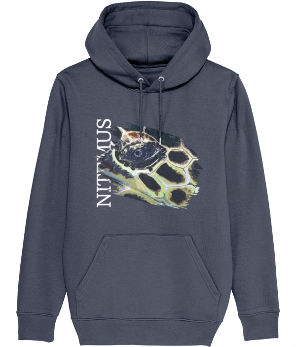 NITEMUS - Unisex – Hoodie - Hawksbill Sea Turtle - India Ink Grey – from size 2XS to size 5XL