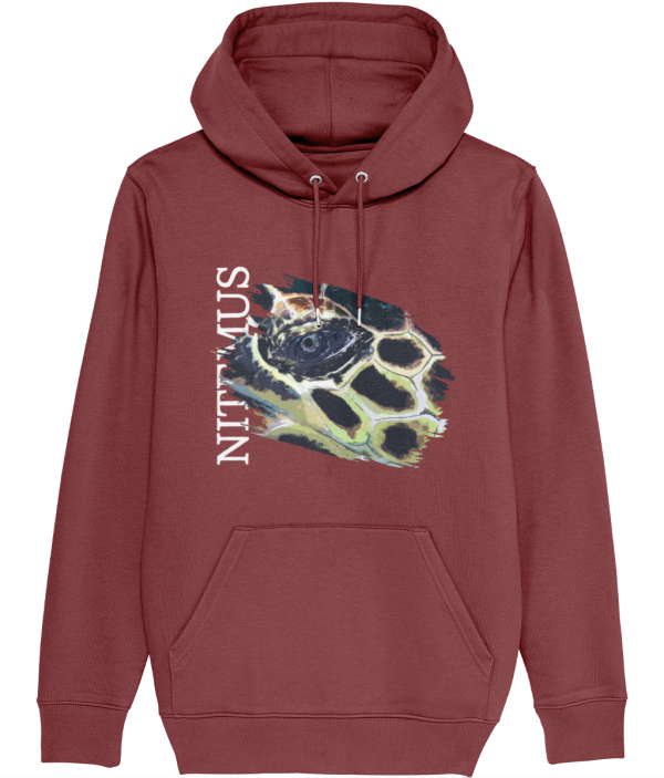 NITEMUS - Unisex – Hoodie - Hawksbill Sea Turtle - Red Earth – from size 2XS to size 5XL