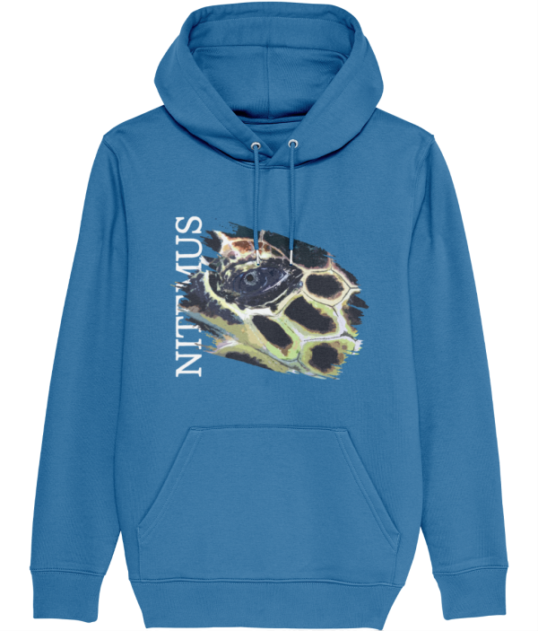 NITEMUS - Unisex – Hoodie - Hawksbill Sea Turtle - Royal Blue – from size 2XS to size 5XL