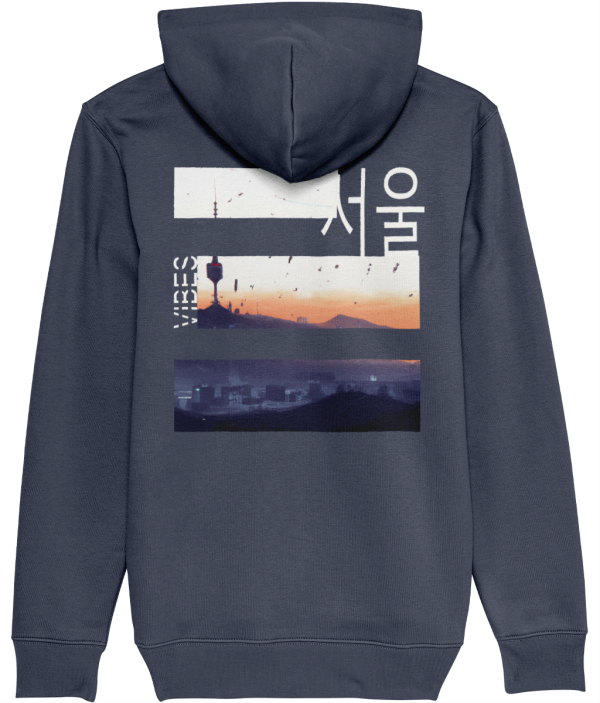 NITEMUS - Unisex – Hoodie - #SeoulVibes - India Ink Grey – from size 2XS to size 5XL