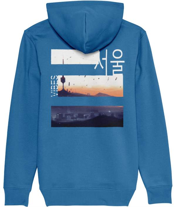 NITEMUS - Unisex – Hoodie - #SeoulVibes - Royal Blue – from size 2XS to size 5XL