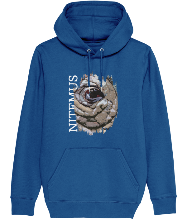NITEMUS - Unisex – Hoodie - Sumatran Rhino - Marjorelle Blue – from size 2XS to size 5XL