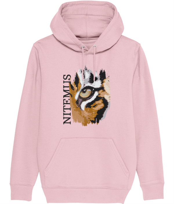 NITEMUS - Unisex – Hoodie - Sunda Tiger - Cotton Pink – from size 2XS to size 5XL