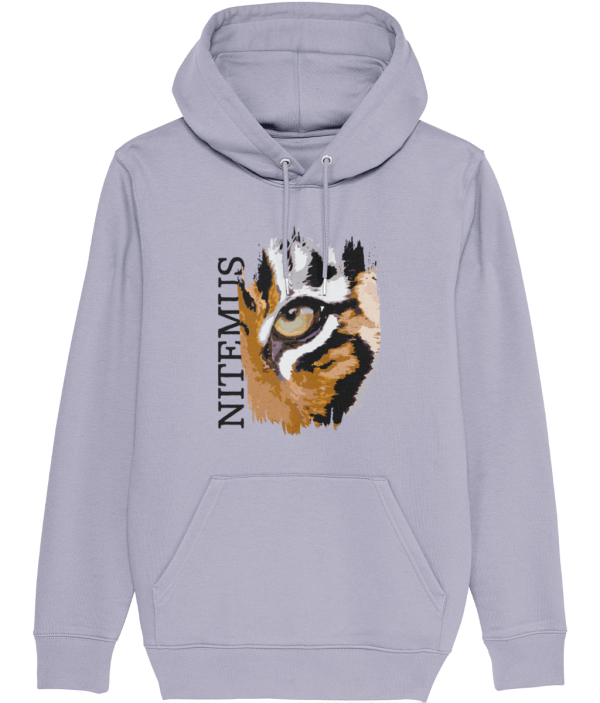 NITEMUS - Unisex – Hoodie - Sunda Tiger - Lavender – from size 2XS to size 5XL