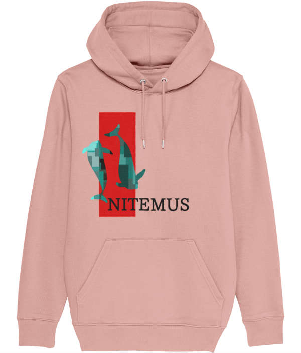 NITEMUS - Unisex – Hoodie - The Last Vaquitas - Canyon Pink – from size 2XS to size 5XL