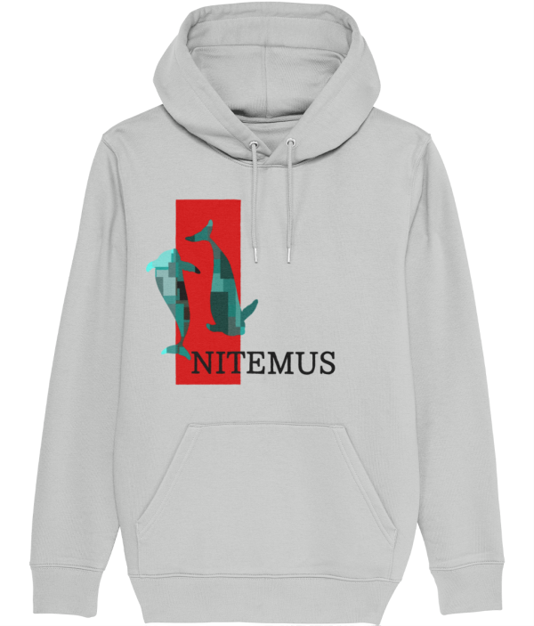NITEMUS - Unisex – Hoodie - The Last Vaquitas - Heather Grey – from size 2XS to size 5XL