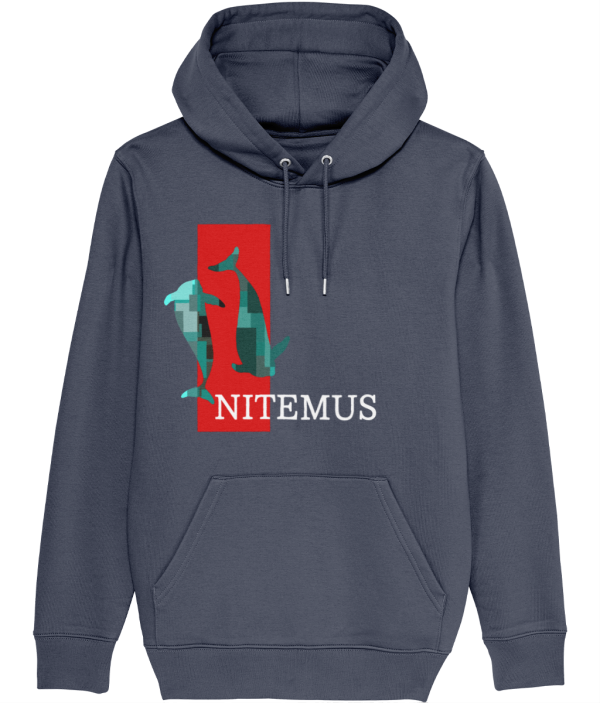 NITEMUS - Unisex – Hoodie - The Last Vaquitas - India Ink Grey – from size 2XS to size 5XL