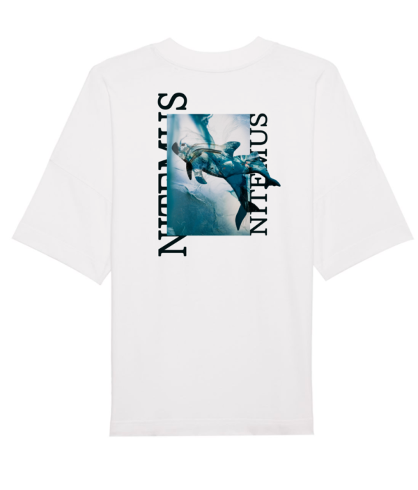 NITEMUS - Unisex - Oversized T-shirt - Blue Vaquitas – White - from size 2XS to size 3XL