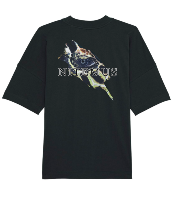 NITEMUS - Unisex - Oversized T-shirt - Hawksbill Sea Turtle – Black - from size 2XS to size 3XL