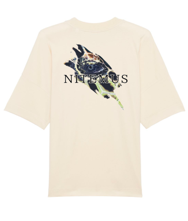 NITEMUS - Unisex - Oversized T-shirt - Hawksbill Sea Turtle – Natural Raw - from size 2XS to size 3XL