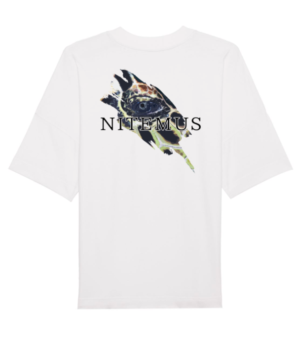 NITEMUS - Unisex - Oversized T-shirt - Hawksbill Sea Turtle – White - from size 2XS to size 3XL