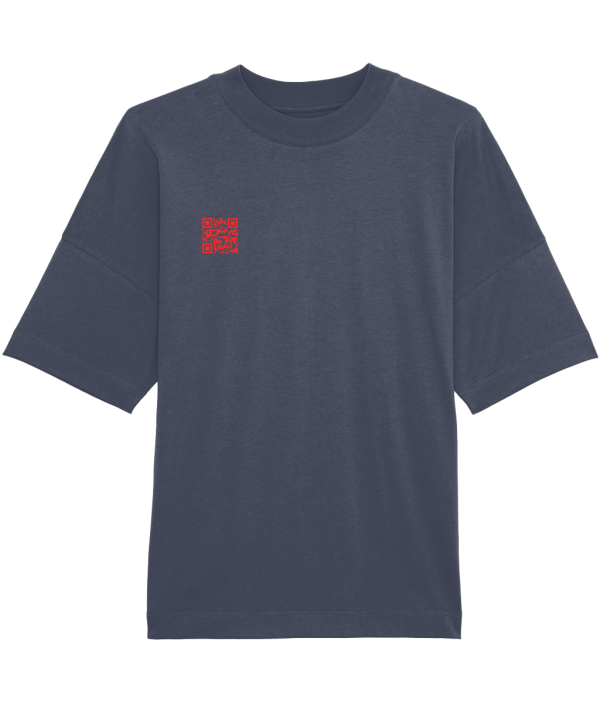 NITEMUS - Unisex - Oversized T-shirt - Sumatran Rhino – India Ink Grey – from size 2XS to size 3XL