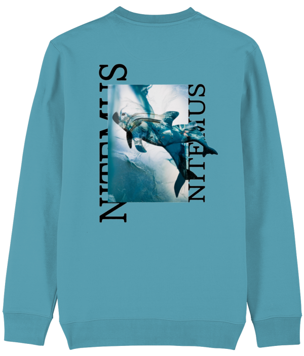 NITEMUS – Unisex – Sweatshirt – Blue Vaquitas – Atlantic Blue – from size 2XS to size 4XL