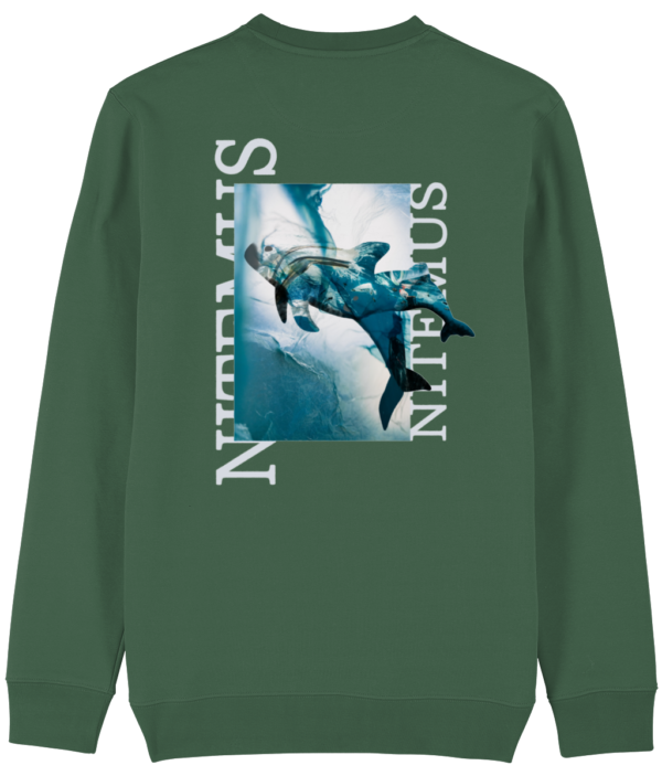 NITEMUS – Unisex – Sweatshirt – Blue Vaquitas – Bottle Green – from size 2XS to size 4XL