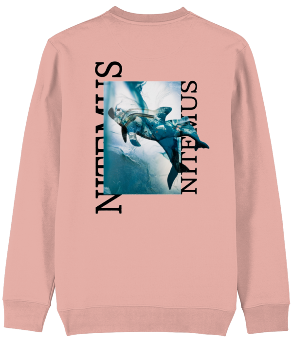 NITEMUS – Unisex – Sweatshirt – Blue Vaquitas – Canyon Pink – from size 2XS to size 4XL