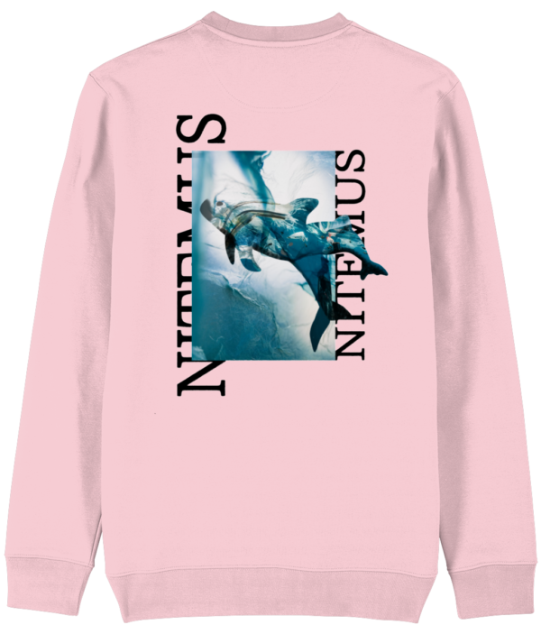 NITEMUS – Unisex – Sweatshirt – Blue Vaquitas – Cotton Pink – from size 2XS to size 4XL