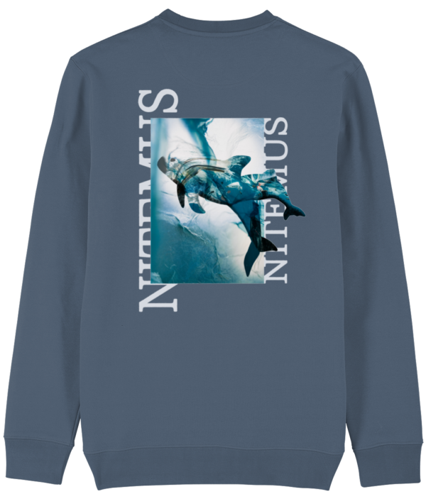 NITEMUS – Unisex – Sweatshirt – Blue Vaquitas – Dark Heather Blue – from size 2XS to size 4XL