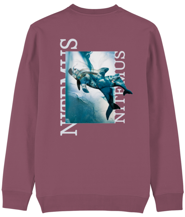 NITEMUS – Unisex – Sweatshirt – Blue Vaquitas – Hibiscus Rose – from size 2XS to size 4XL